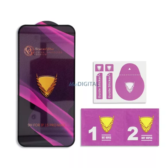 OG Premium Glass 6D oleofobic sticlă temperată cu margine neagră pentru Xiaomi Redmi 15C 4G