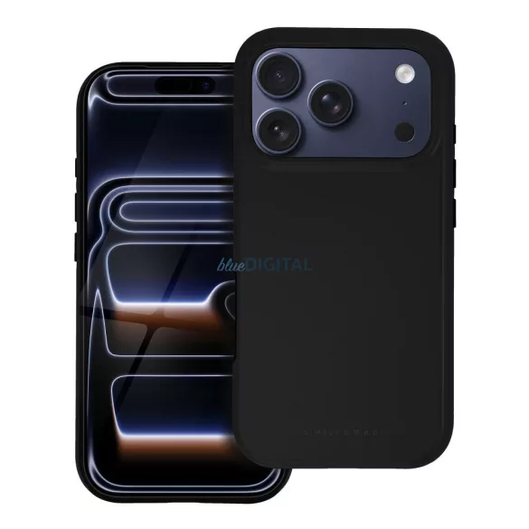 HUSĂ! - Carcasă ROAR RAINBOW BUMPER compatibilă cu MagSafe IPHONE 15 negru