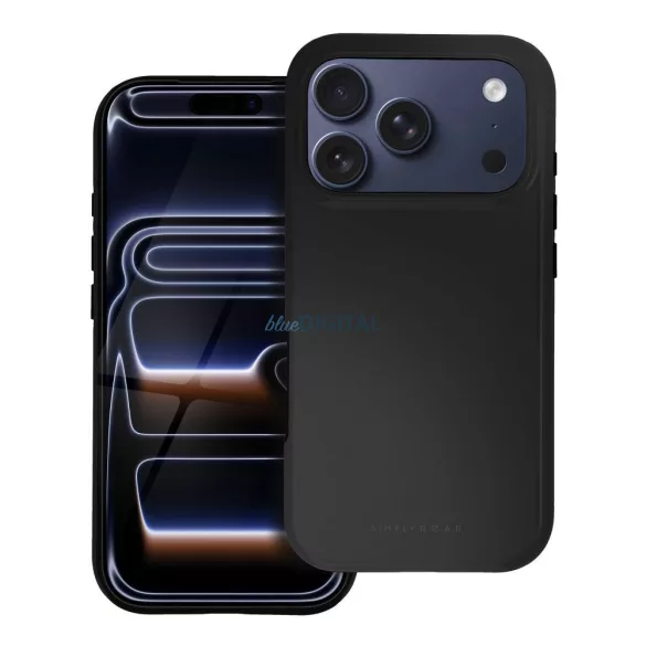 HUSĂ! - Carcasă ROAR RAINBOW BUMPER compatibilă cu MagSafe pentru IPHONE 15 Pro negru