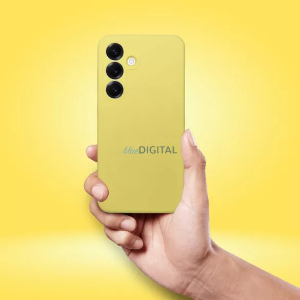 HUSĂ! - Carcasă SILICON 2mm Motorola Moto G56 - galben lămâie