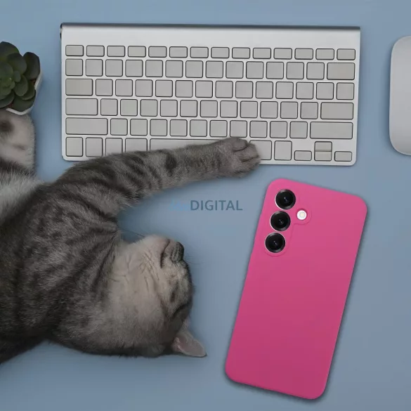 HUSĂ! - SILICON 2mm caz Xiaomi Redmi 15 4G - roz