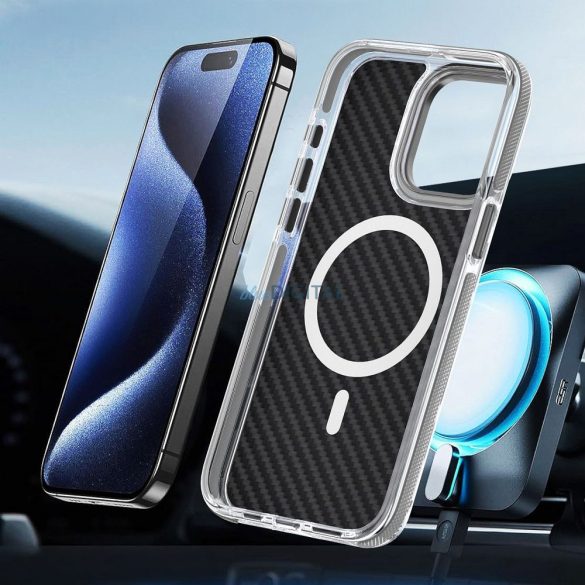 HUSĂ! - FIBER caz pentru MagSafe pentru SAMSUNG A16 5G gri gri