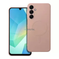   HUSĂ! - SILICONE MAG COVER caz compatibil cu MagSafe pentru XIAOMI Redmi 15 4G roz