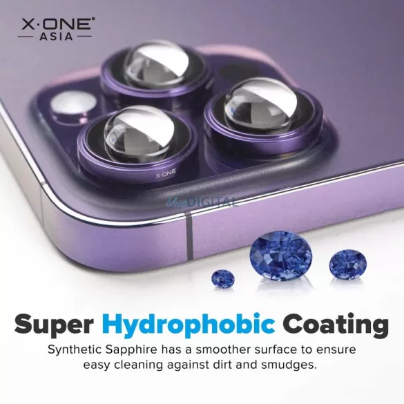 X-ONE Sapphire Camera Armor Pro - pentru iPhone 17 Pro - argintiu