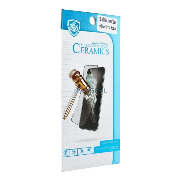 Sticlă ceramică 5D Full Glue - pentru Xiaomi Redmi 15 4G negru