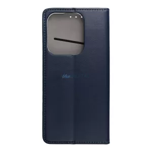HUSĂ! - SMART MAGNETO carte caz Xiaomi Redmi 15C 4G - albastru marin