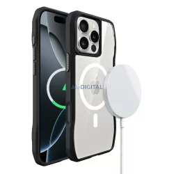   HUSĂ! - Carcasă ROAR SLIM DEFENDER compatibilă cu MagSafe pentru IPHONE 16 negru