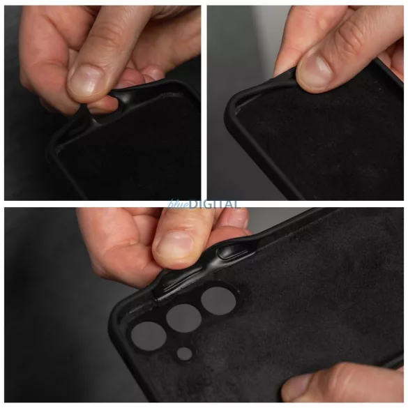 HUSĂ! - carcasă SILICON 2mm pentru HONOR 400 SMART negru