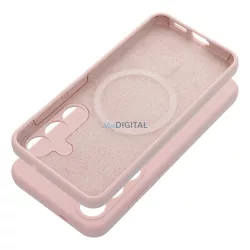   HUSĂ! - carcasă SILICONE 2mm pentru HONOR 400 SMART compatibil cu MagSafe roz nisip