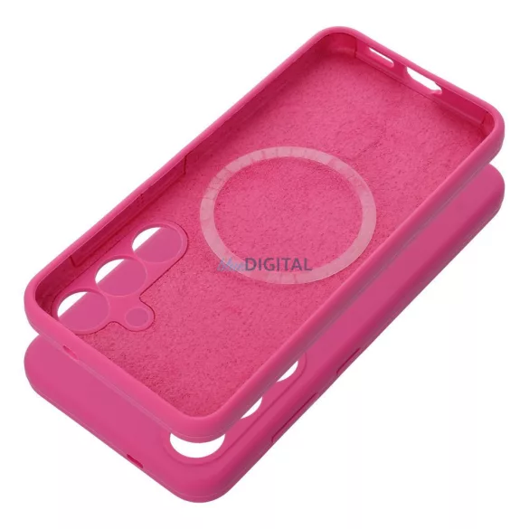 HUSĂ! - carcasă SILICONE 2mm pentru HONOR 400 SMART compatibil cu MagSafe roz