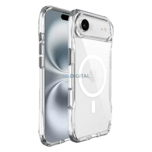 HUSĂ! - Carcasă ROAR SLIM DEFENDER compatibil MagSafe pentru IPHONE 17 Air transparent