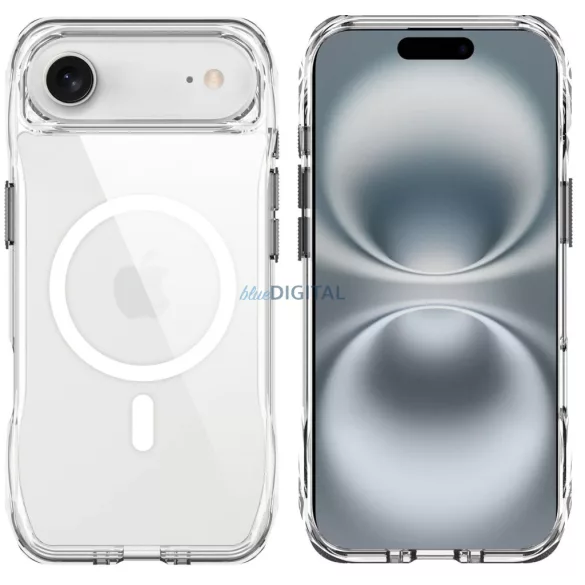 HUSĂ! - Carcasă ROAR SLIM DEFENDER compatibil MagSafe pentru IPHONE 17 Air transparent