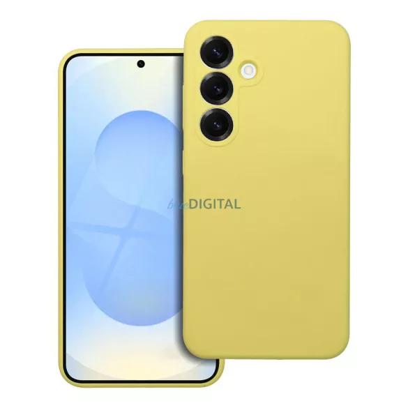 HUSĂ! - Carcasă SILICON 2mm Motorola Moto G86 - galben lămâie
