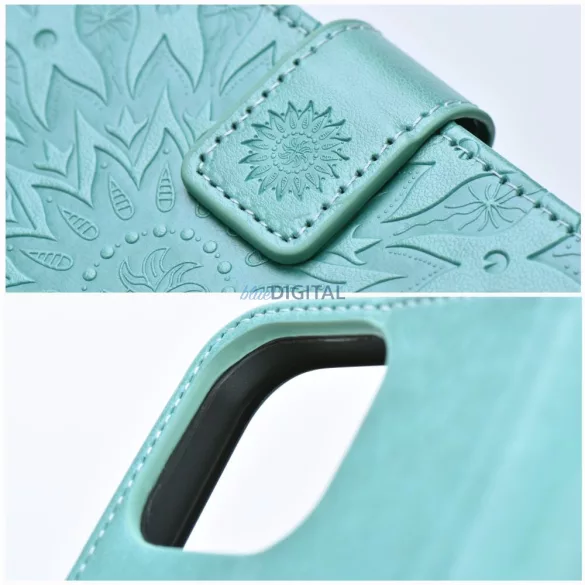 HUSĂ! - MEZZO Bookbag MOTOROLA G06 pentru verde migdale