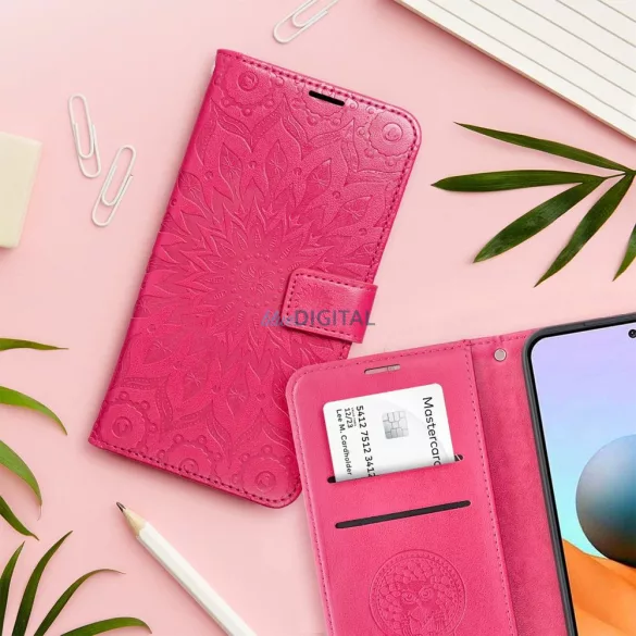 HUSĂ! - MEZZO Carcasă de carte pentru MOTOROLA G06 almond magenta