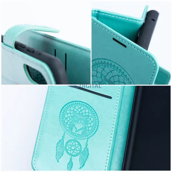 HUSĂ! - MEZZO Geantă de carte MOTOROLA G56 dreamcatcher verde