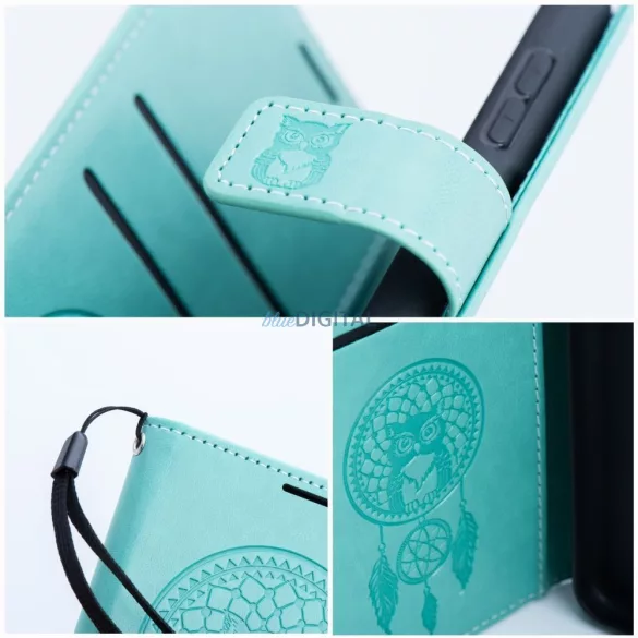 HUSĂ! - MEZZO Geantă de carte MOTOROLA G56 dreamcatcher verde