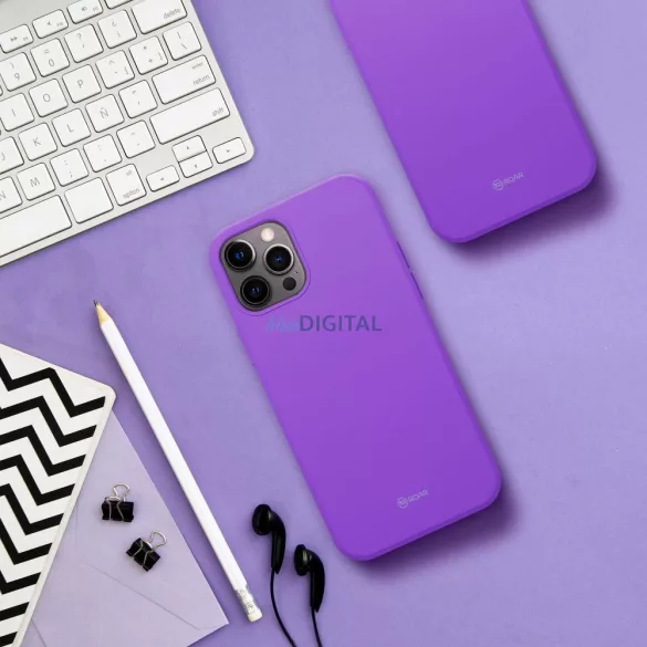 HUSĂ! - Carcasă ROAR COLORFUL JELLY pentru XIAOMI Redmi 15 4G violet