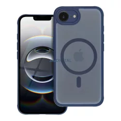   HUSĂ! - Husă FULL MATTE MAG COVER compatibilă cu MagSafe pentru IPHONE 14 albastru