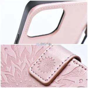 HUSĂ! - Carcasă de carte MEZZO pentru XIAOMI Redmi 15 5G almond rose gold