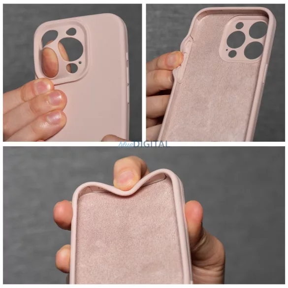 HUSĂ! - Carcasă SILICONE 2mm pentru iPhone Air - roz pastel