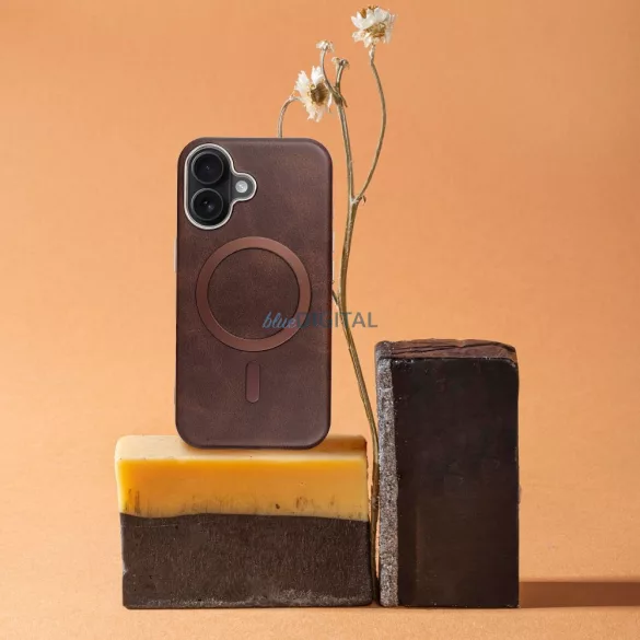 HUSĂ! - Carcasă GENTLEMAN MagSafe compatibilă pentru iPhone Air - maro