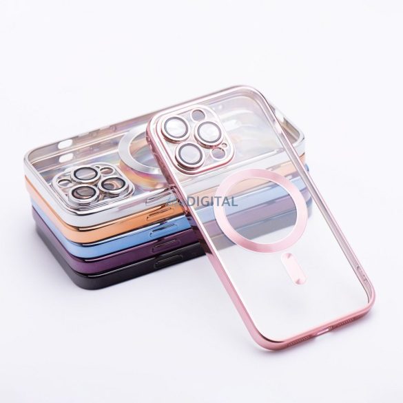 Husă compatibilă ELECTRO MAG COVER MagSafe Samsung Galaxy A17 4G/5G - aur roz