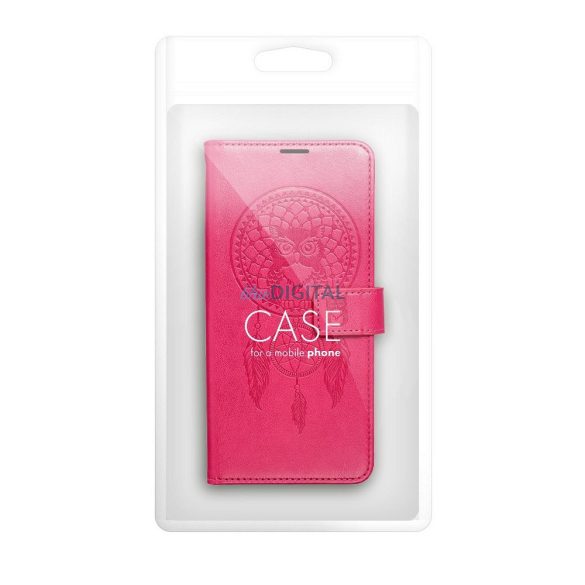 Carcasă de carte MEZZO Samsung Galaxy A17 4G/5G - roz aprins "dream catcher"