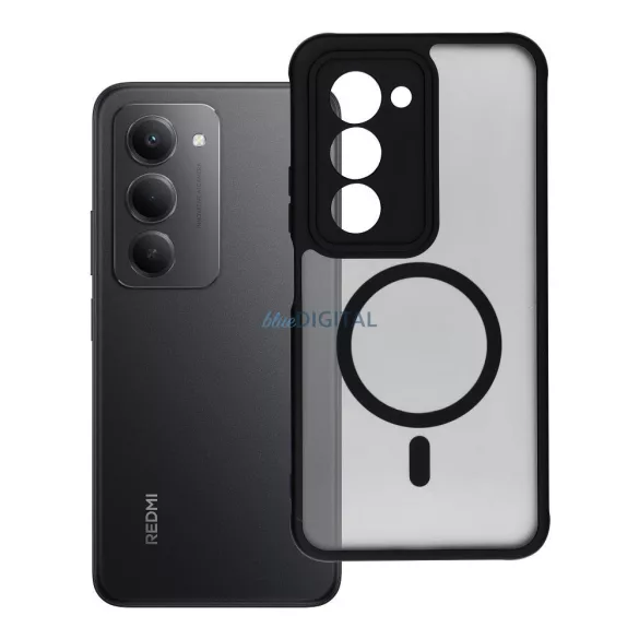 HUSĂ! - Carcasă compatibilă FULL MATTE MagSafe Xiaomi Redmi 15 4G - negru