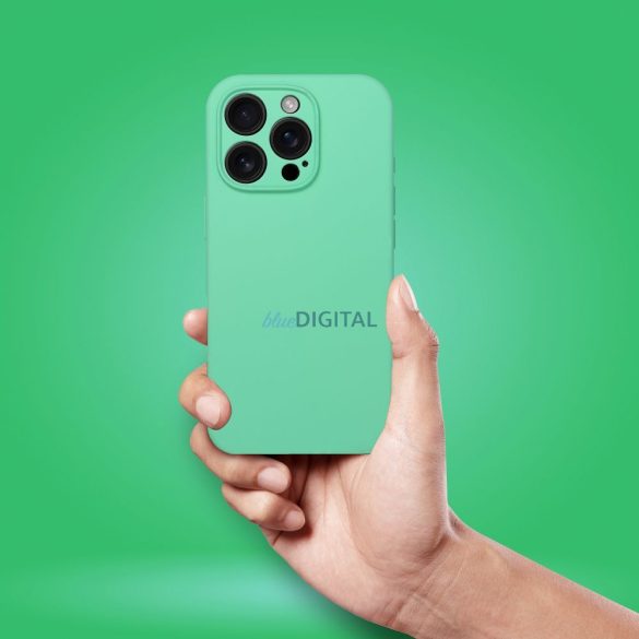 HUSĂ! - Carcasă SILICONE 2mm MagSafe compatibilă pentru iPhone Air - verde mentă