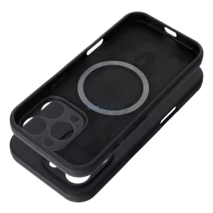HUSĂ! - Carcasă SILICONE 2mm MagSafe compatibilă pentru iPhone Air - negru
