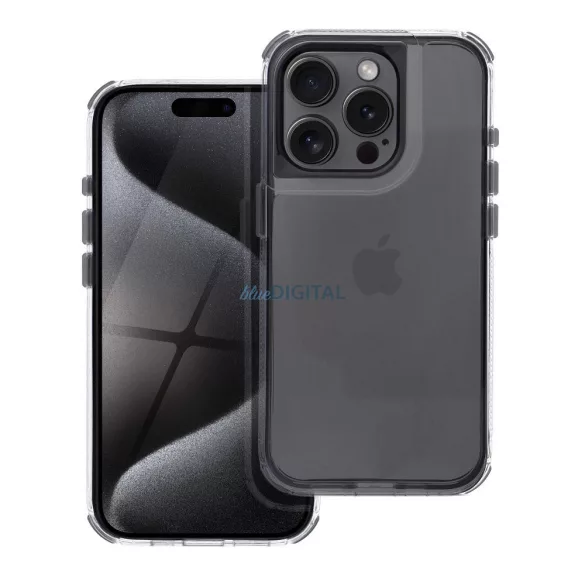 HUSĂ! - Carcasă MATRIX CLEAR pentru iPhone Air - negru