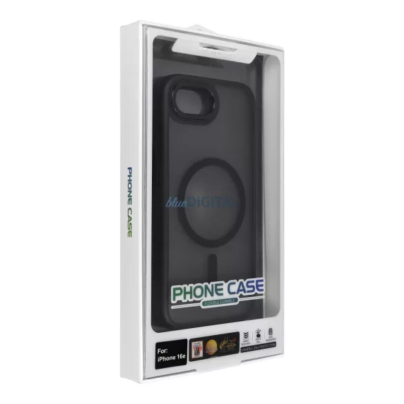 HUSĂ! - X-ONE Dropguard Magnetic Case Air (compatibil MagSafe) - pentru Apple iPhone 16e în negru