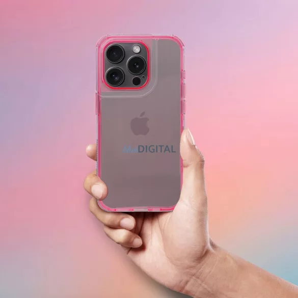 HUSĂ! - Carcasă MATRIX CLEAR pentru iPhone Air - roz pudră