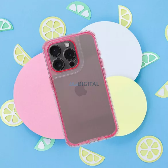 HUSĂ! - Carcasă MATRIX CLEAR pentru iPhone Air - roz pudră