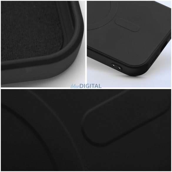 HUSĂ! - SILICONE MAG COVER Carcasă compatibilă MagSafe pentru iPhone Air - negru