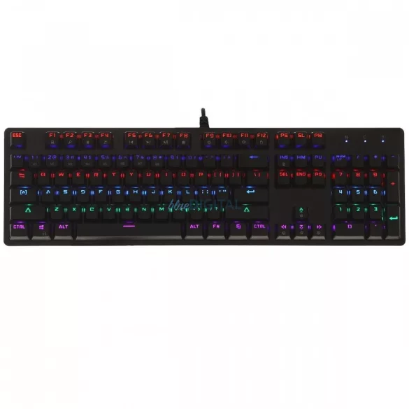 Tastatură mecanică cu LED AK-51 USB