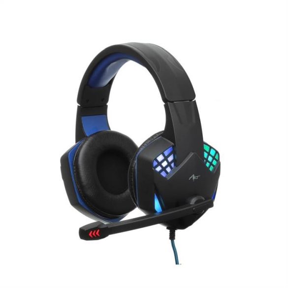 Căști gaming cu microfon ART G11 cu lumină