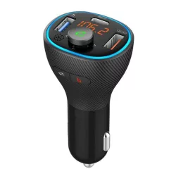   Transmițător FM MP3 bluetooth 5.0 + USB A QC3.0 + Typ C (total 38W) ART FM-73 ART