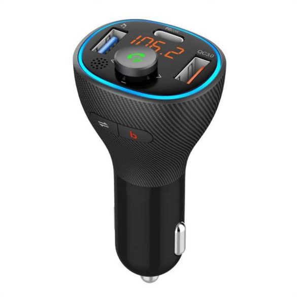 Transmițător FM MP3 bluetooth 5.0 + USB A QC3.0 + Typ C (total 38W) ART FM-73 ART
