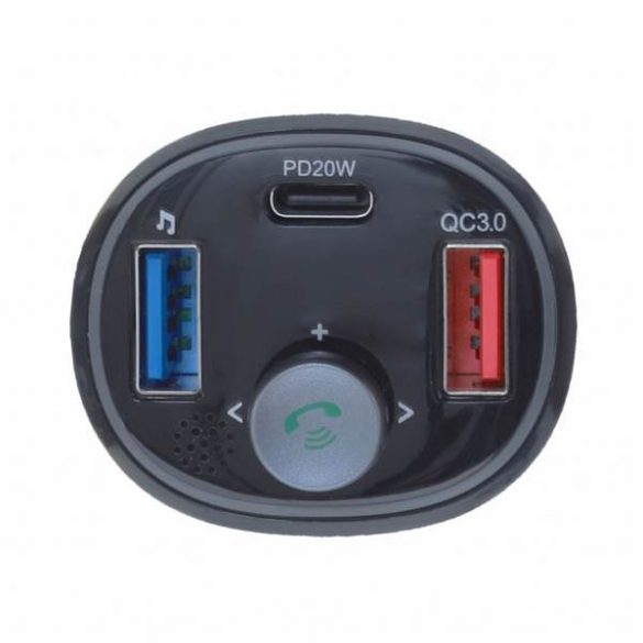 Transmițător FM MP3 bluetooth 5.0 + USB A QC3.0 + Typ C (total 38W) ART FM-73 ART