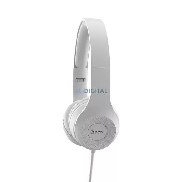 Căști cu fir HOCO cu microfon jack de 3,5 mm W21 gri