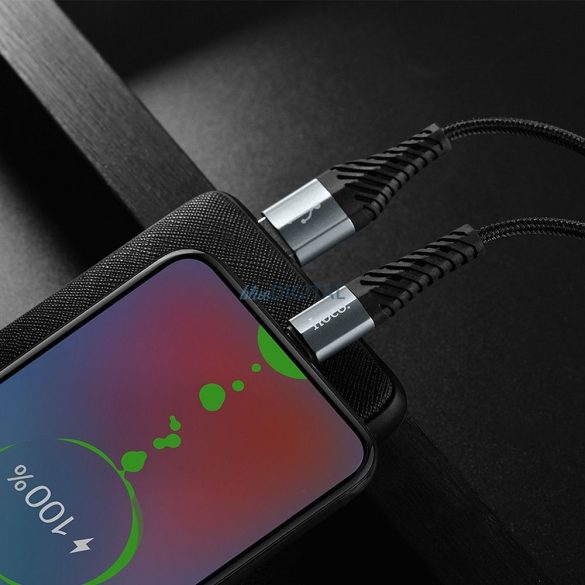 Cablu de date de încărcare HOCO COOL pentru Micro X38 1 metru negru