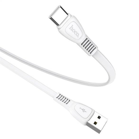 Cablu HOCO Cablu de date de incarcare USB Noah pentru Type C X40 1 metru alb