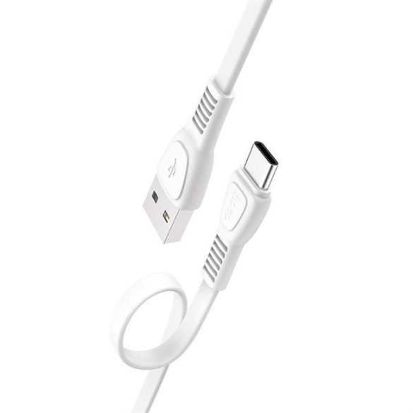 Cablu HOCO Cablu de date de incarcare USB Noah pentru Type C X40 1 metru alb