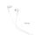 Căști HOCO Jack 3,5mm cu microfon Admire M72 alb Căști HOCO Jack 3,5mm cu microfon Admire M72 alb