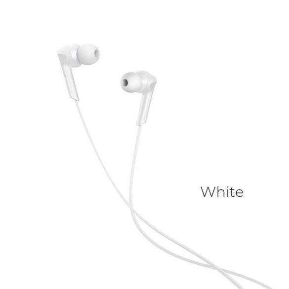 Căști HOCO Jack 3,5mm cu microfon Admire M72 alb