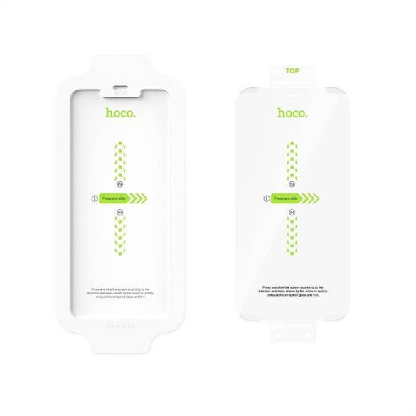 Set de filme temperate HOCO alumină Easy Stick HD FULL GLUE pentru Iphone 12 Pro Max (2 buc.) A22