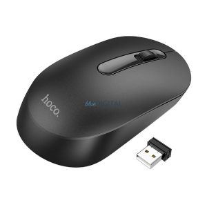 Mouse fără fir HOCO Platinium 2,4G GM14 negru
