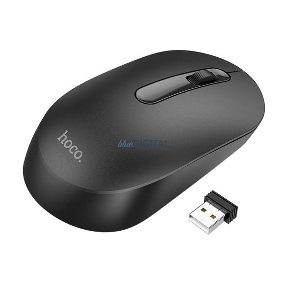 Mouse fără fir HOCO Platinium 2,4G GM14 negru